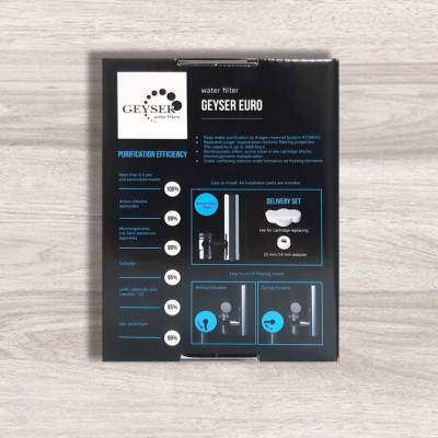Máy lọc nước tại vòi Geyser Euro M- Hàng nhập khẩu 