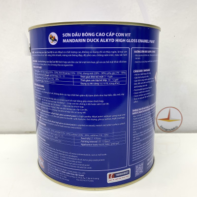 Sơn dầu cao cấp TOA Con Vịt màu xám MD 191 _ 3L