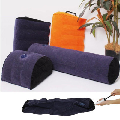 Ghế Tình Nhân Bơm Hơi Gối Ôm Cắm Trại Gối Ôm Ngủ Có Lỗ Gối Hơi Cho Cặp Đôi Có Thể Giặt Được