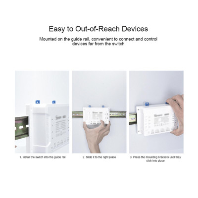 Công tắc thông minh WiFI SONOFF 4CH R3 / PRO R3 ITEAD RF 433MHz 4 Gang, 3 chế độ làm việc Inching / Tự khóa / Khóa liên động