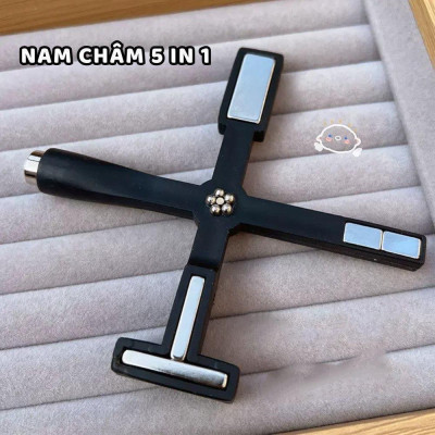 [Tổng Hợp] Nam Châm Tạo Mắt Mèo 2 Đầu Vuông Tròn, Nam Châm 5 in 1 Làm Nail, Nam Châm Chữ Nhật Hơ Sơn Gel Tạo Hiệu Ứng Lấp Lánh Nữ Women