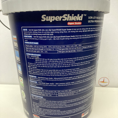 Sơn lót chống kiềm ngoại thất siêu cao cấp TOA Supershield Sealer _18L