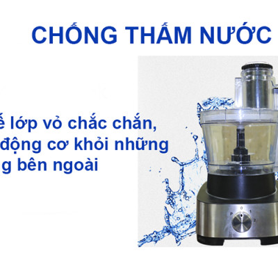 Máy thái rau củ quả đa năng 3A600W - Cắt hạt lựu, sợi, lát, băm nhỏ - Hàng Chính Hãng