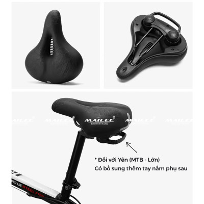 Đệm Yên Xe Đạp Mai Lee YF-11 Thoáng Khí Chống Sốc Êm Ái - Phụ Kiện Chất Lượng Cho Người Lớn Đạp Xe (3 size lựa chọn)