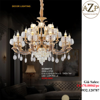 ĐÈN THẢ TRẦN (TAY) / ĐÈN TRANG TRÍ AZP-TT2088 phong cách Tân Cổ Điển, hàng nhập khẩu AZP