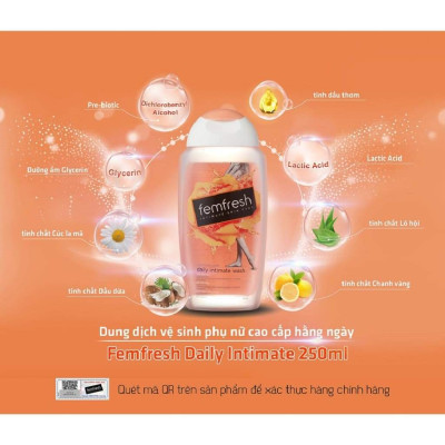 Dung dịch vệ sinh phụ nữ Femfresh Daily Intimate Wash