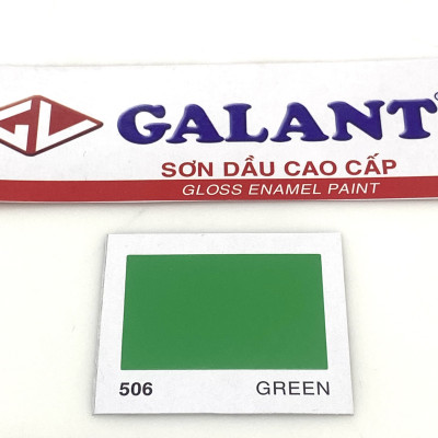 Sơn dầu Galant màu Green 506_ 0.8L