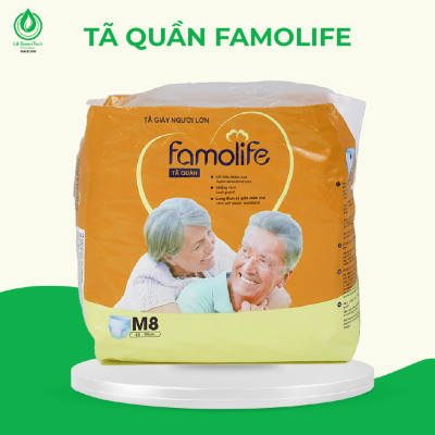 Tã quần người già FAMOLIFE Cao Cấp mềm mại, thấm hút, chuẩn chất lượng Châu Âu