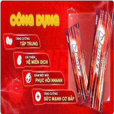 DMAXX thức uống bổ sung vitamin năng lượng không đường DAMODE 41 gói màu đỏ mỗi gói 2,2gr