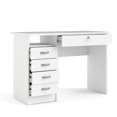 Bàn làm việc tại nhà bằng gỗ kiểu dáng nhỏ gọn SMLIFE Dola