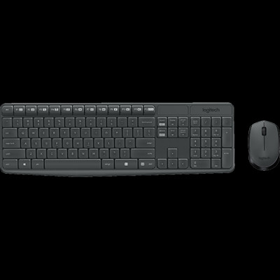 Combo chuột và bàn phím không dây Logitech MK235 - Hàng chính hãng