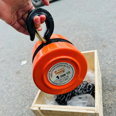 Pa lăng xích, Ba lăng xích kéo tay 1, 2, 3 tấn Kapusi Japan, xích dài 3m và 5m hợp kim thép cứng chắc