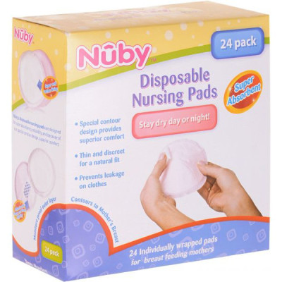 Miếng lót thấm sữa dùng một lần Nuby hộp 24 miếng