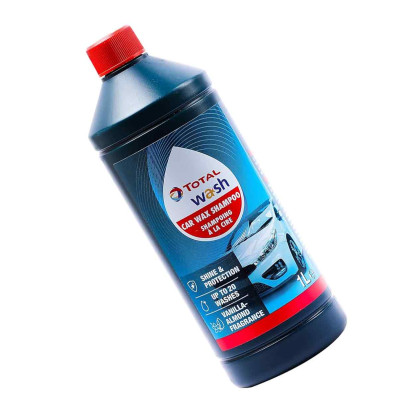 Xà bông rửa xe đậm đặc có chứa sáp phủ bóng sơn xe 2in1 Total Energies TE-CW1L - tỉ lệ pha 1:200, làm sạch bụi bẩn, bùn đất, dầu mỡ, dưỡng tăng độ bóng sơn