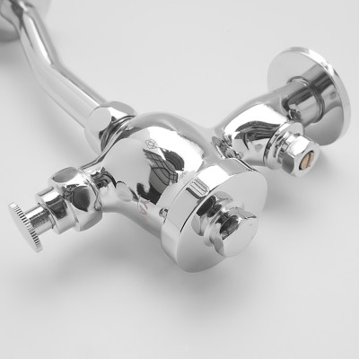 Vòi nhấn xả tiểu nam Đồng mạ Chrome