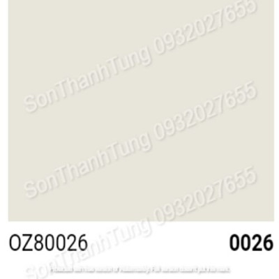 OEXPO ZOCO ANTI-FADE UV FOR EXTERIOR – SƠN NGOẠI THẤT CAO CẤP CHỐNG THẤM & BỀN MÀU VƯỢT TRỘI- OZ 80026