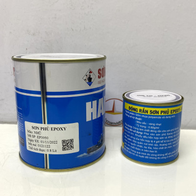 Sơn Epoxy Hải Âu màu bạc EP950 1L/Bộ