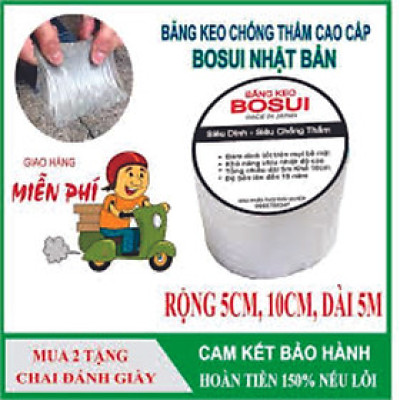 Cuộn băng keo chống thấm dột kích thước dài 5m x rộng 10cm 