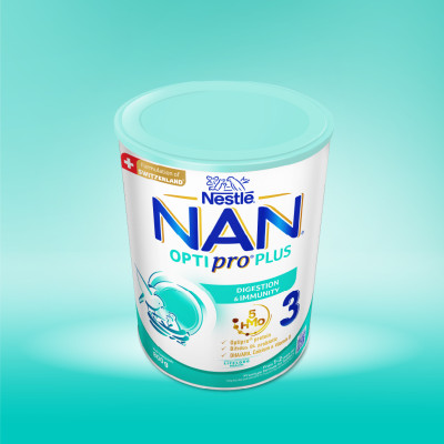 Sữa Bột  Nestlé NAN OPTIPRO PLUS 3 800g/lon với 5HMO - Hỗ trợ Tiêu Hóa, Đề Kháng, Trí Não & Chiều Cao - Bé 1-2 tuổi