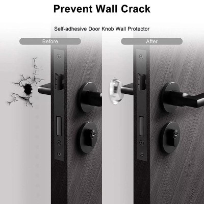 Miếng Đệm Silicone Trong Suốt Dán Tường Chặn Cửa, Chống Va Đập Cánh Cửa, Mềm Mại Và Siêu Dính, Dễ Dàng Sử Dụng. TakyHome 1700tron