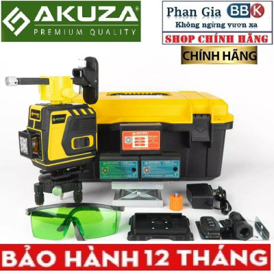 [chính hãƞg] Máy Cân Bằng Laze Xanh 12 Tia Siêu Sáng AKUZA - Máy cân mực chính hãƞg, Bảo Hành 1 Năm