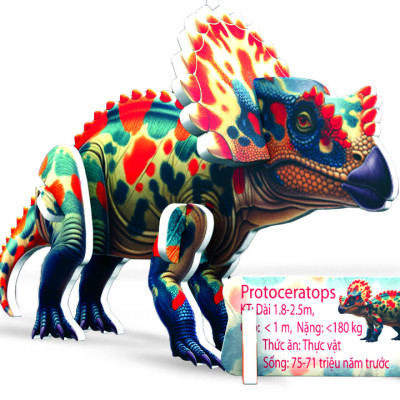 DINO-I (4IN 1)Ráp hình 3D