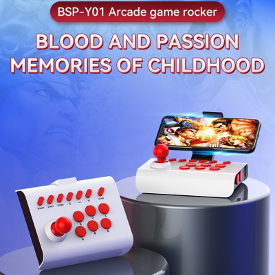 Gamepad Tay Game Arcade Y01 Không dây Bluetooth đa nền tảng cho máy tính - điện thoại - máy game hàng nhập khẩu