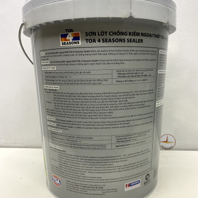Sơn lót chống kiềm ngoại thất Toa 4 Seasons 18L