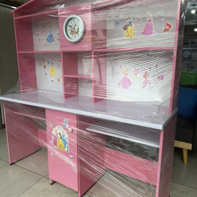 Bàn học sinh đôi Juno Sofa Kích thước 1m5 màu hồng/ xanh