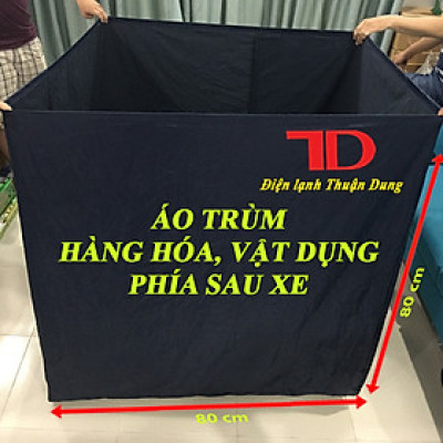 Túi trùm hàng hóa sau xe máy, Túi trùm chuyên dụng cho hàng hóa 80X80