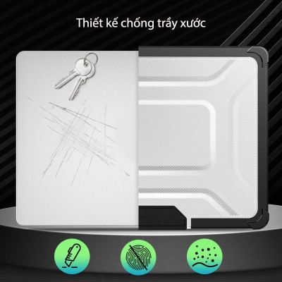 Ốp lưng cho Macbook Pro 14/Pro 16/Air 13/Air 15" Zaki Evoshell Case chống sốc - Hàng Chính Hãng