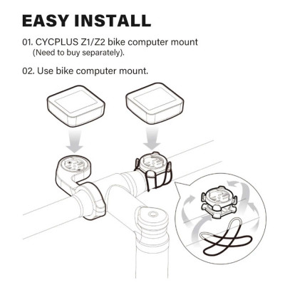 Đồng Hồ Tốc Độ Xe Đạp Cycplus G1 GPS Speedometer LCD 2.0" FSTN Auto Backlight IPX6 Chống Nước Chống Trầy Xước