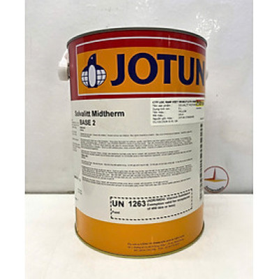 Sơn chịu nhiệt Jotun Solvalitt Midtherm (260°C) Base 2 màu vàng - Yellow 414_ 5L