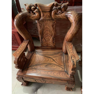 Bộ bàn ghế phòng khách gỗ tràm cột 10 đồ gỗ BÌNH LONG