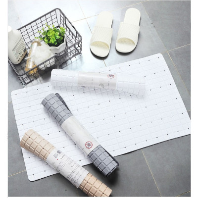 Thảm nhựa lót sàn chống trượt nhà tắm họa tiết ô vuông - màu giao ngẫu nhiên 