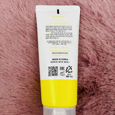 Gel Tẩy Tế Bào Chết Chuyên Sâu Tinh Chất Chanh - FARMSTAY REAL LEMON DEEP CLEAR PEELING GEL- 100ml