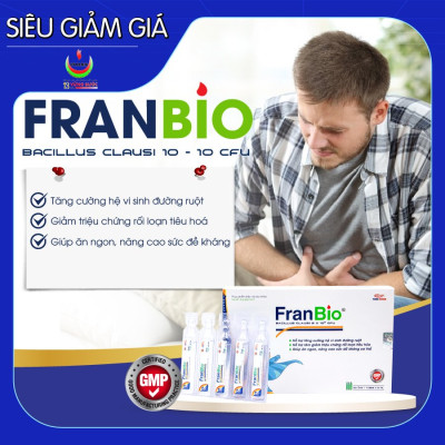 FRANBIO - NĂNG ĐỘNG - Bổ sung men vi sinh phòng ngừa rối loạn tiêu hóa