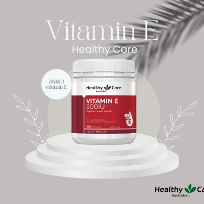 Vitamin E Úc Healthy Care Vitamin E 500IU Hỗ Trợ Hệ Thống Tim Mạch, Giúp Làm Đẹp Da, Mượt Tóc Và Chống Lão Hóa -  200 Viên - QuaTangMe Extaste