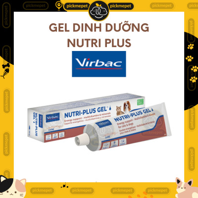 [ CHÍNH HÃNG ] Gel dinh dưỡng Nutri Gel |Nutri Plus Virbac 120.5gr - Cho chó mèo bầu, bệnh, biếng ăn, còi cọc