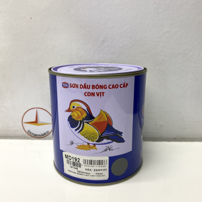 Sơn dầu cao cấp TOA Con Vịt màu xám MD 192 _ 800 ml