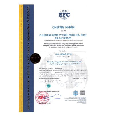 Cà phê nguyên hạt Đặc Biệt Lekofe 80% Robusta 20% Arabica Đắng đậm chua nhẹ Túi 500gram