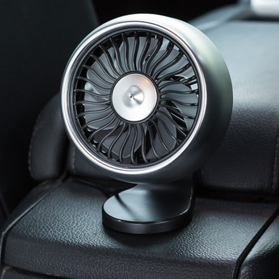 Quạt USB mini thiết kế sang trọng, hiện đại lắp trên xe ô tô - Hàng chính hãng 