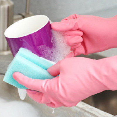 Găng tay cao su tự nhiên dùng cho nhà bếp Dunlop - Hàng nội địa Nhật Bản, nhập khẩu chính hãng