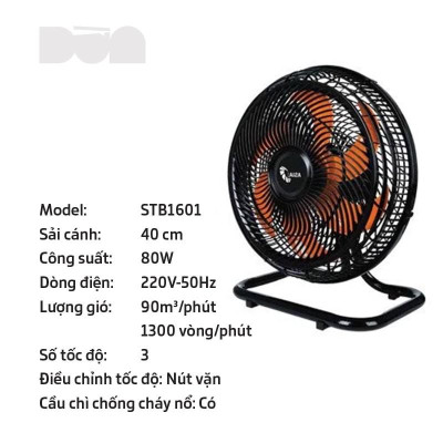 (ASIA) Quạt sàn Asia TURBO 6 cánh 80w - bán công nghiệp - Hàng chính hãng