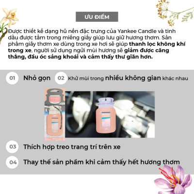 Giấy Thơm Xe Yankee Candle - Ocean Air