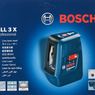 MÁY CÂN BẰNG CÂN MỰC LASER 2 TIA ĐỎ BOSCH GLL 3X- HÀNG CHÍNH HÃNG