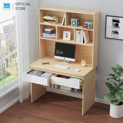 Bàn Làm Việc Kết Hợp Kệ Sách Đơn Giản Thương Hiệu SIB Decor BLV08