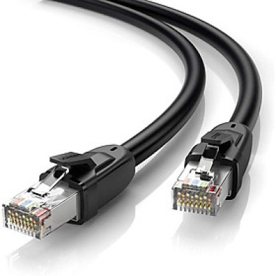 Cáp mạng 15M CAT8 toàn đồng truyền dữ liệu giữa các máy tính Ugreen 80727 NW121 Hàng Chính Hãng