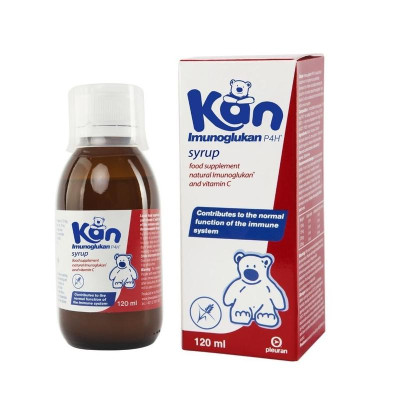 [Mua 2 Tặng 1 Canxi KidWell] 2 Siro Kan Imuno Glukan hỗ trợ miễn dịch nâng cao sức đề kháng cho bé - Chai 120ml