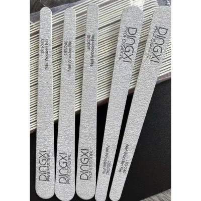 Dũa Mỏng DINGXI Màu Xám Độ Nhám 180/240 Chuyên Dụng Làm Nail Tiện Lợi, Xốp Cao Cấp Tạo Form Làm Nhám Bề Mặt Móng